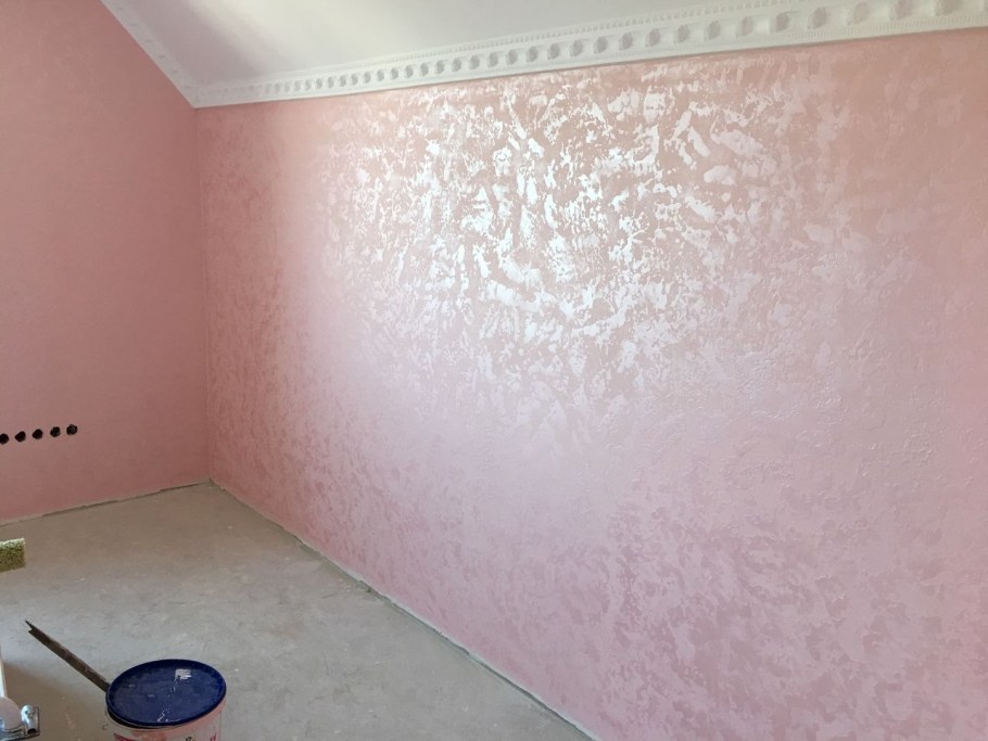 Перламутровая краска в интерьере