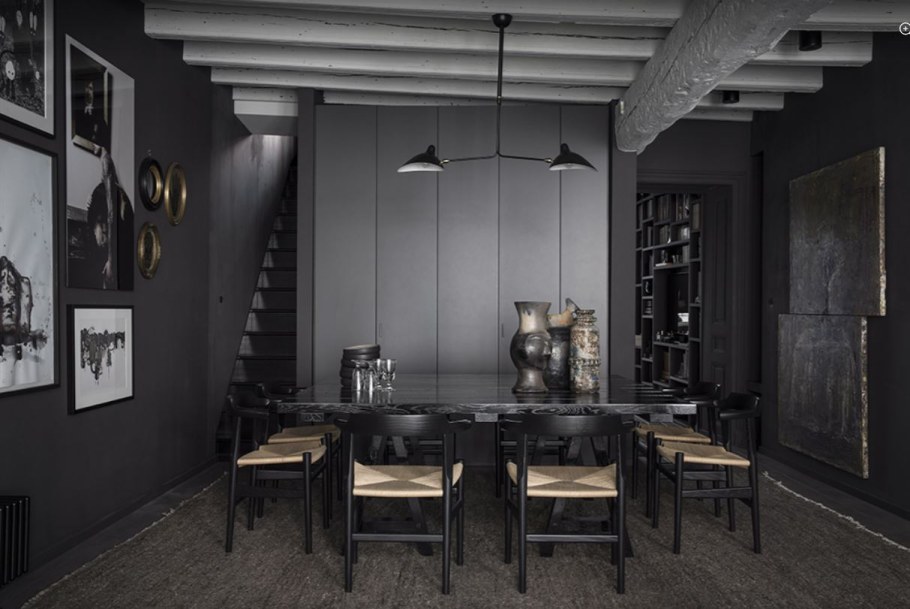 Комната в стиле тотал Блэк