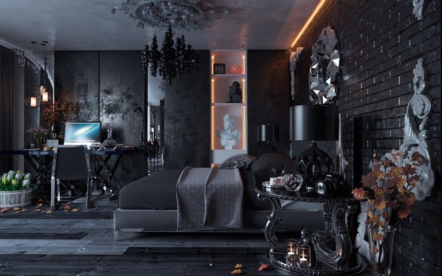 Готический стиль в интерьере