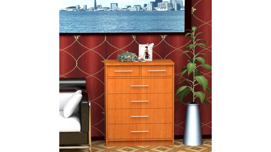 Комод Ромис 5 дуб молочный