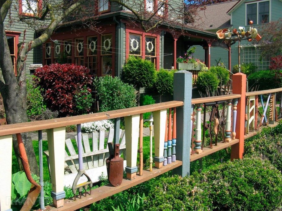 Невысокий забор для дачи