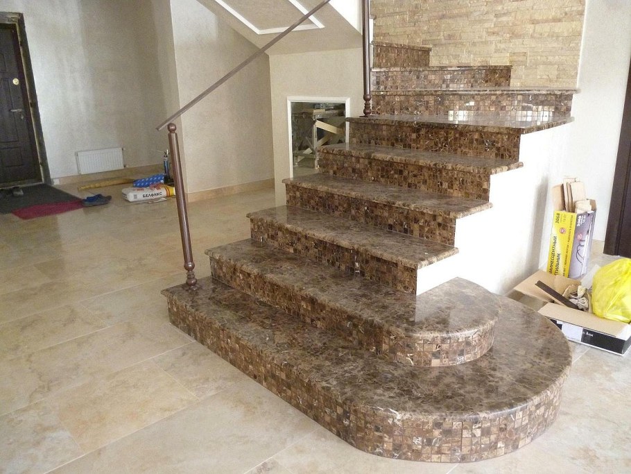 Лестницы из мрамора и гранита