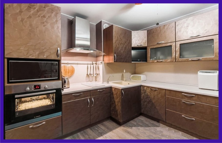 Кухня в бронзовом цвете