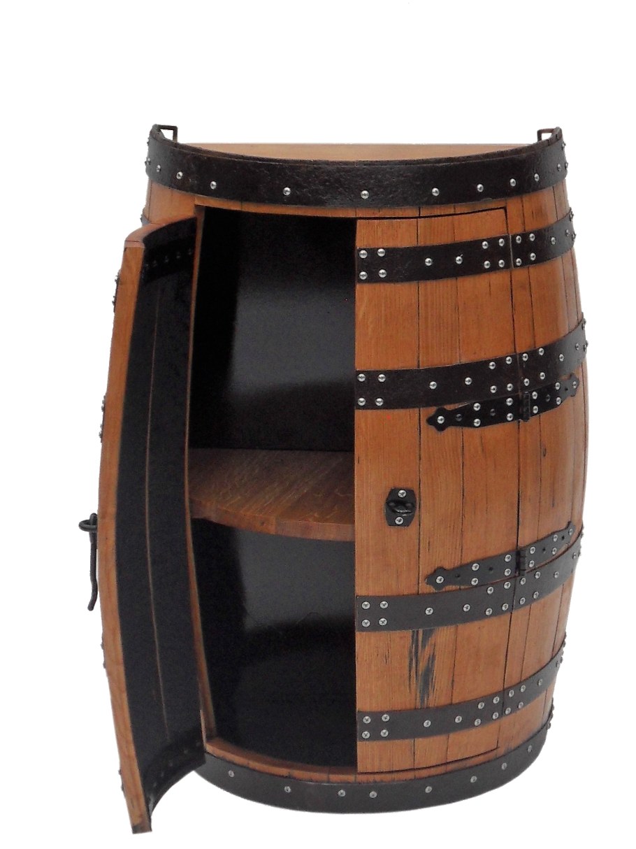 Шкафчик из бочки