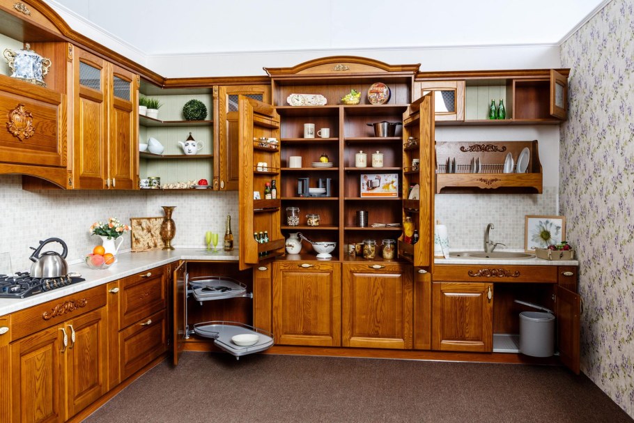 Кухня арка на фасадах