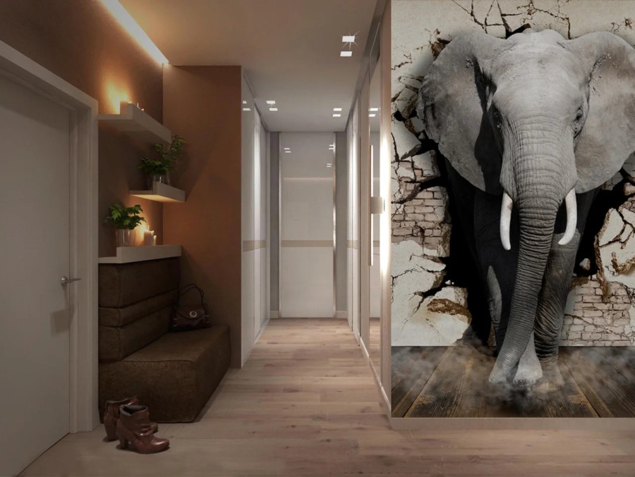 Фотообои на стену в прихожую