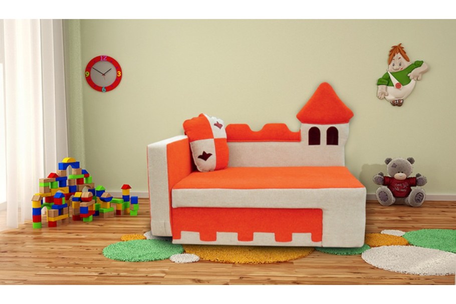 Детская софа тахта диван с бортиком