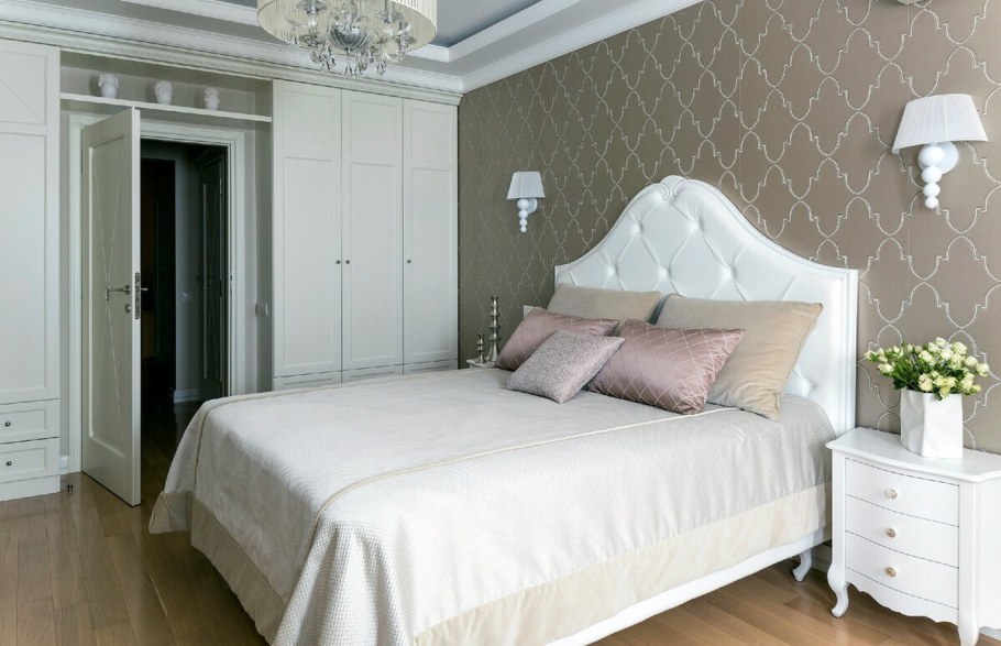 Спальня 9кв в стиле Прованс