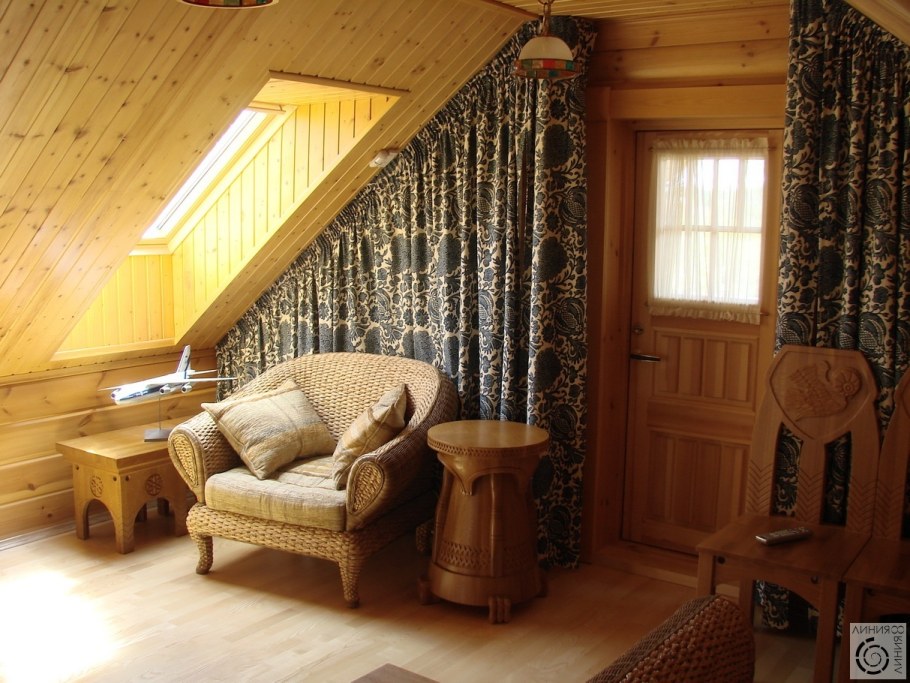 Мансарда. Чердачная. С. кухней.