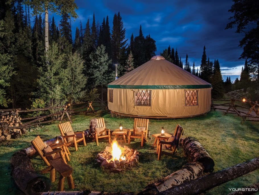Башкирская юрта глэмпинг