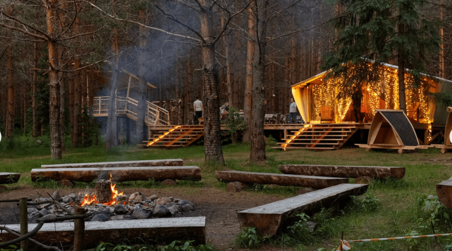 Глэмпинг шатер