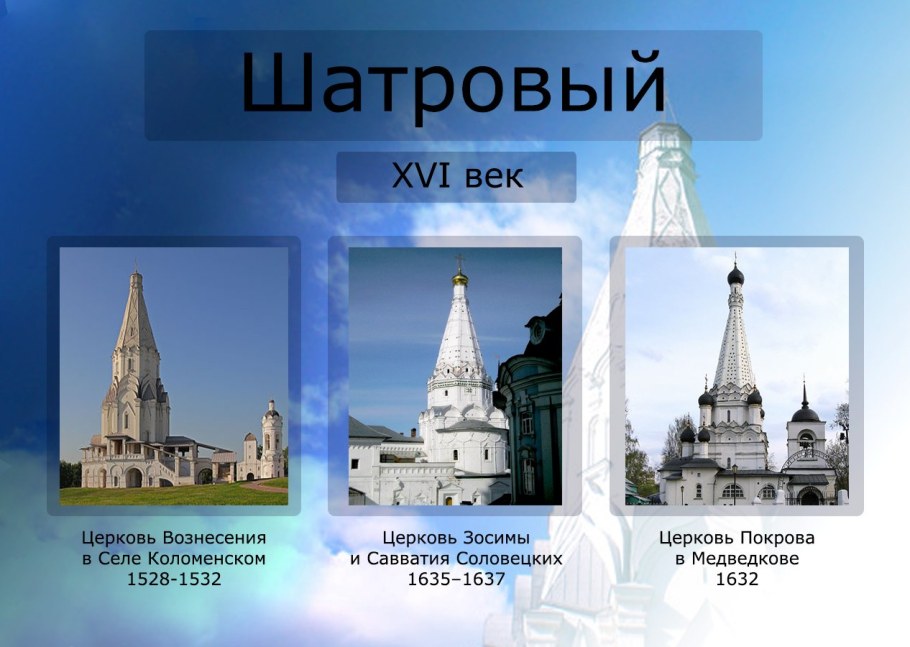 Архитектура 17 век ЕГЭ