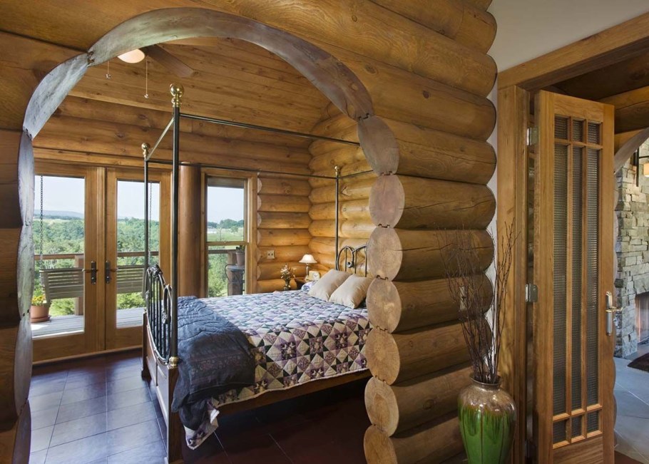 Арка в деревянном доме