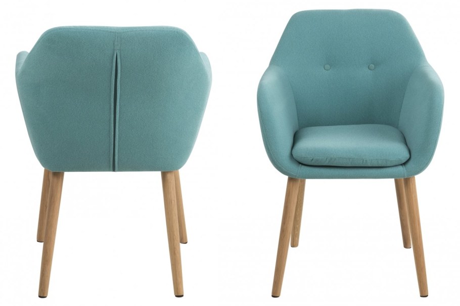 Стул мягкий мятный