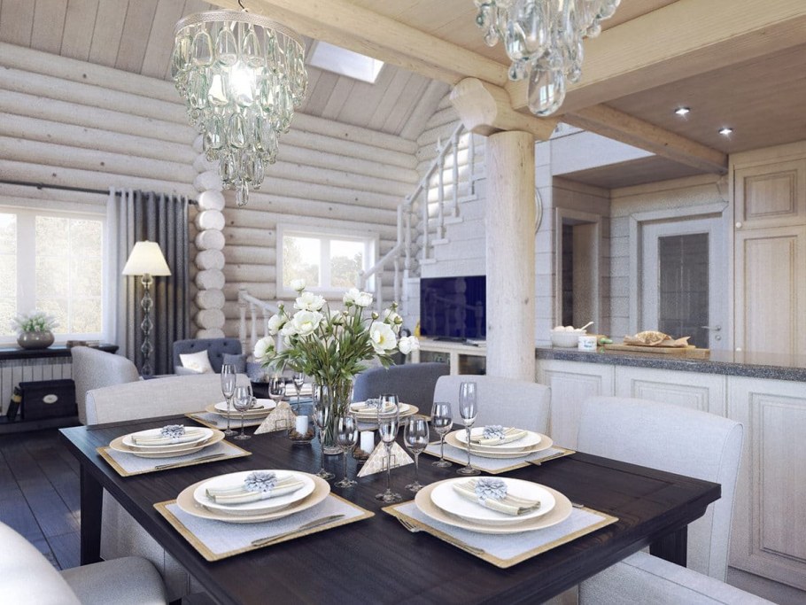 Интерьер дачного домика