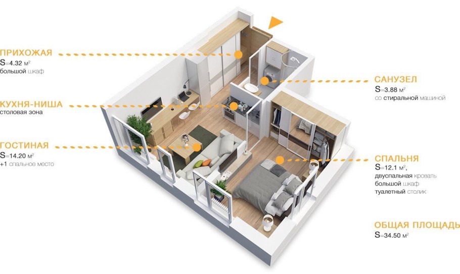 Инсоляция многоэтажных домов
