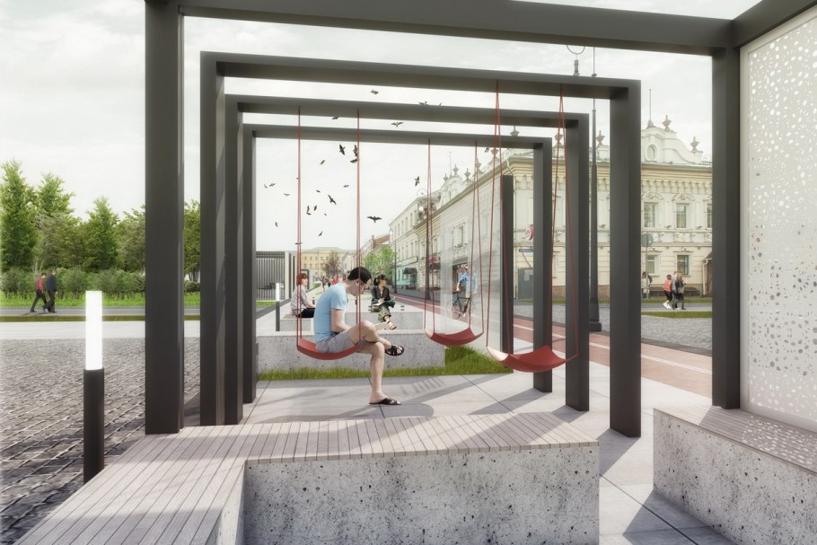 Благоустройство сквера Петра Семененко