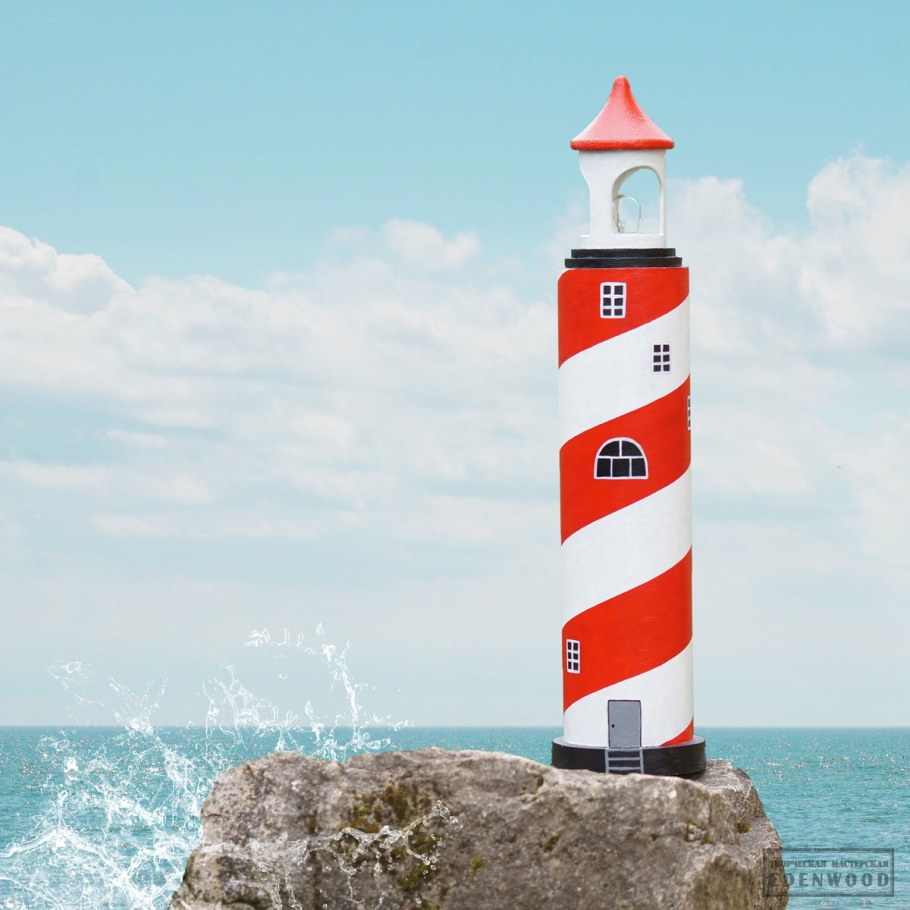 Маяк из дерева