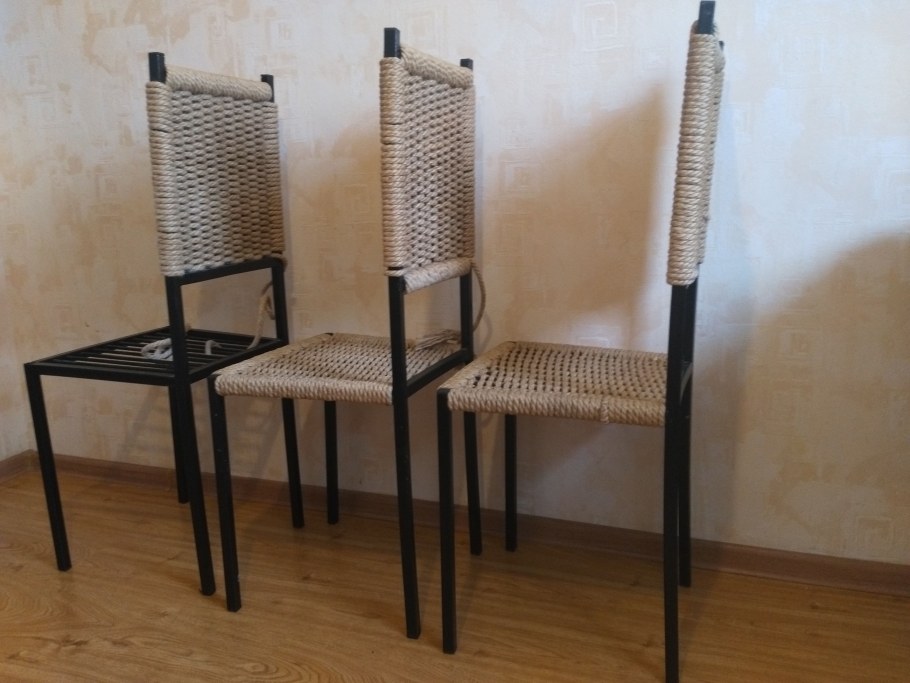 Стул металлический самодельный