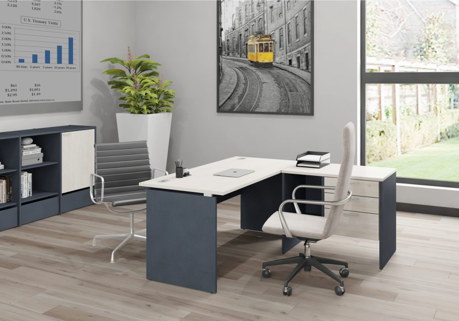 Офисная мебель дуб сонома