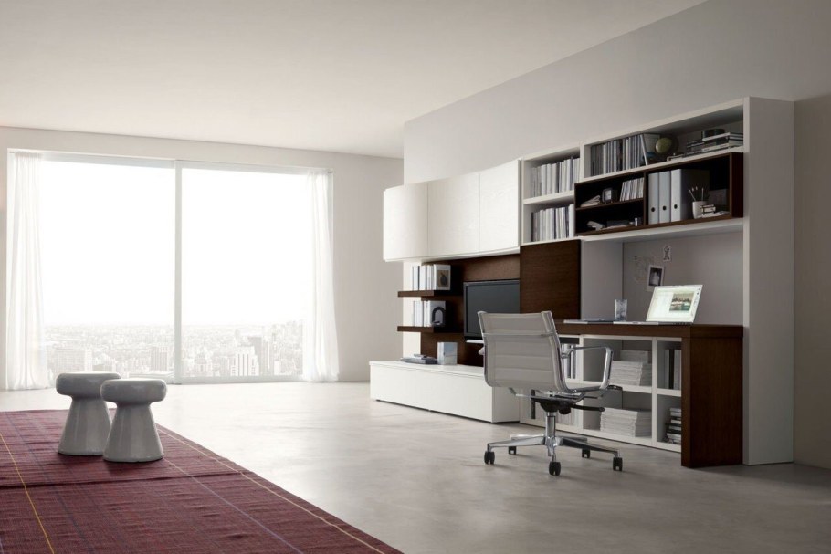 Гостиная с рабочим местом