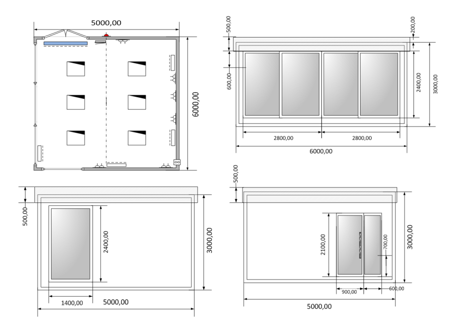 Вагон-дом кедр на шасси габариты