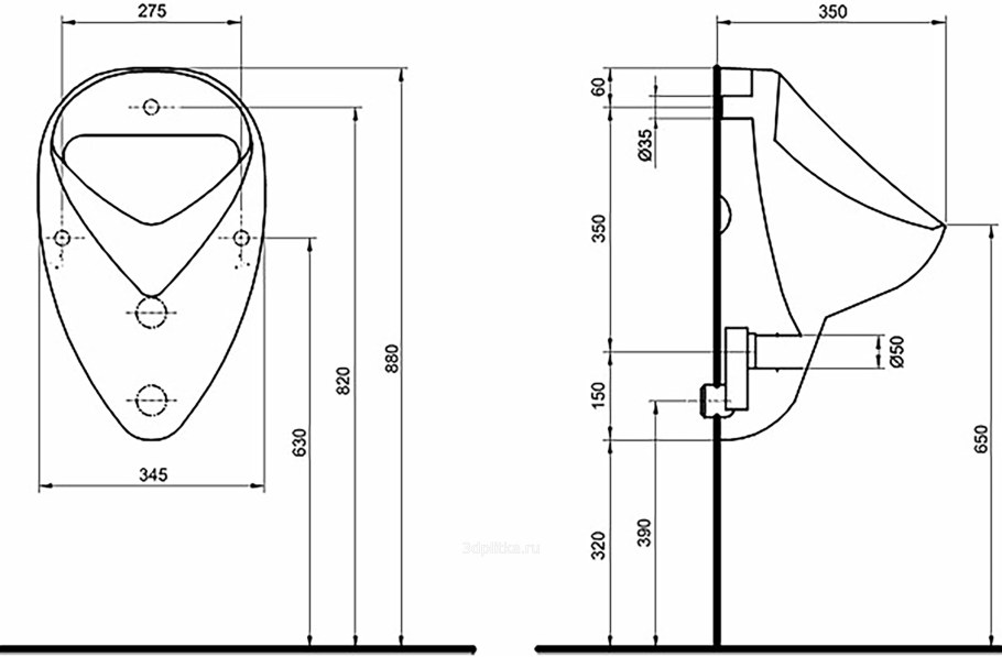 Писсуар kolo Nova Pro Felix 26000000