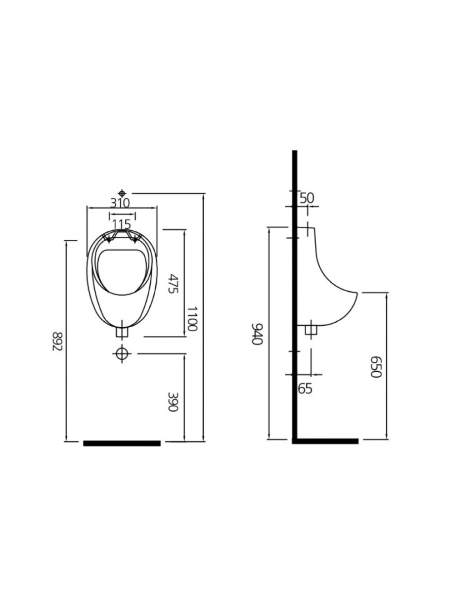 Писсуар Optimum Kale 71129392k0