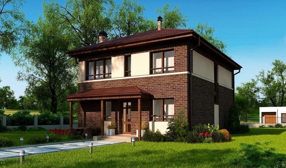 Двухэтажный кирпичный дом 200 кв м