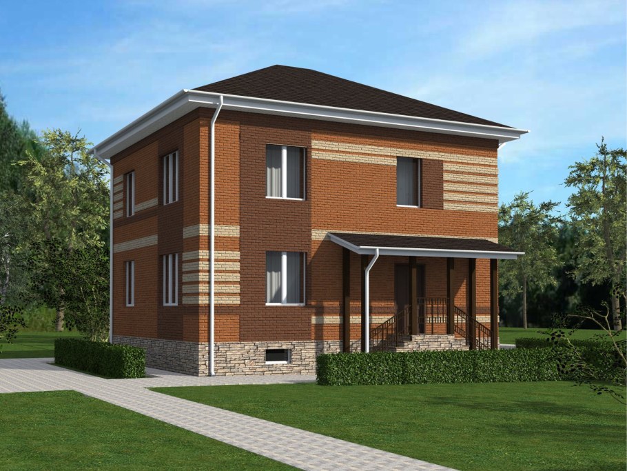 Двухэтажный домик