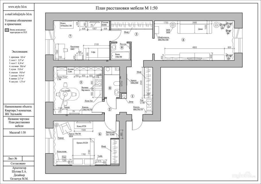 План планировочное решение