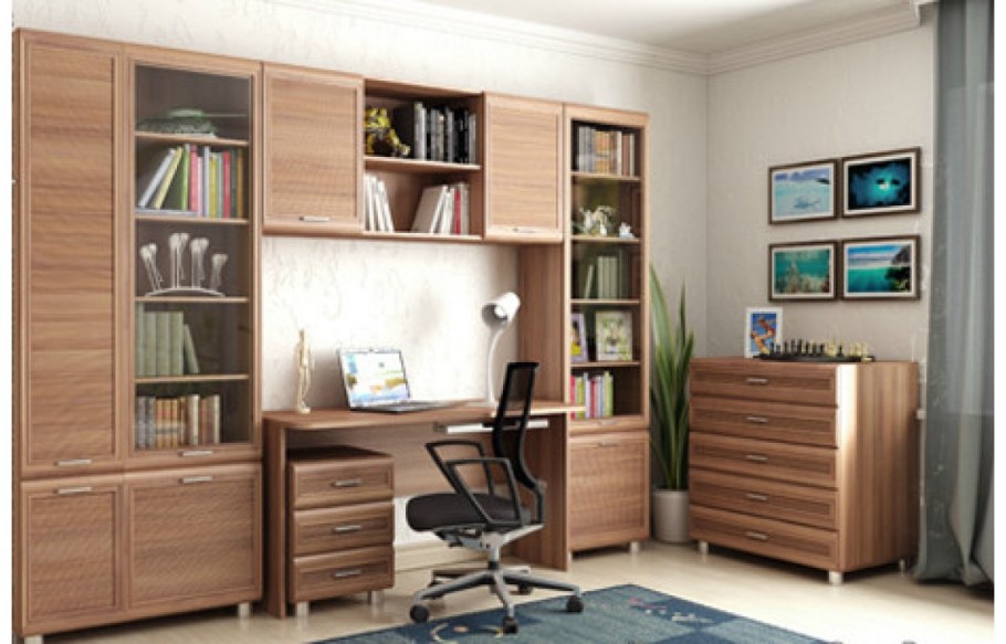 Книжный шкаф слива Валлис