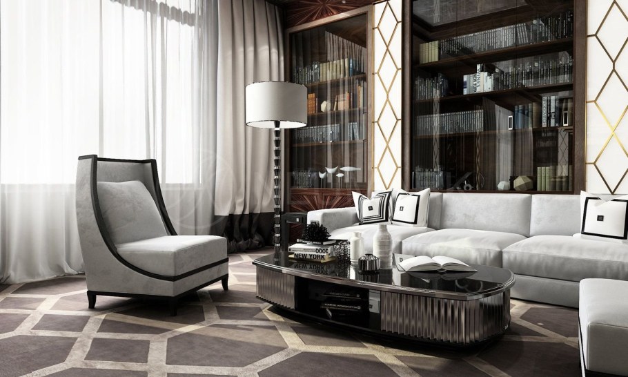 Диван арт деко