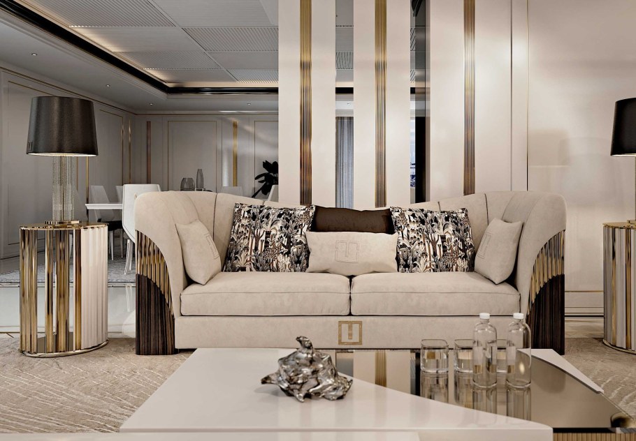 Диван гламурный арт деко