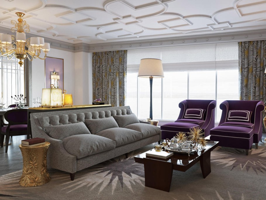 Диван в стиле ар деко