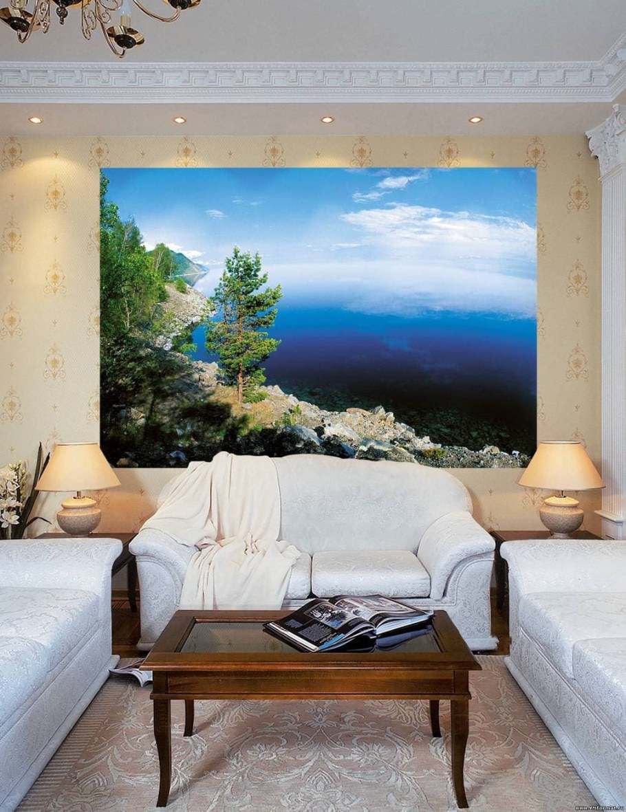 Фотообои в интерьере