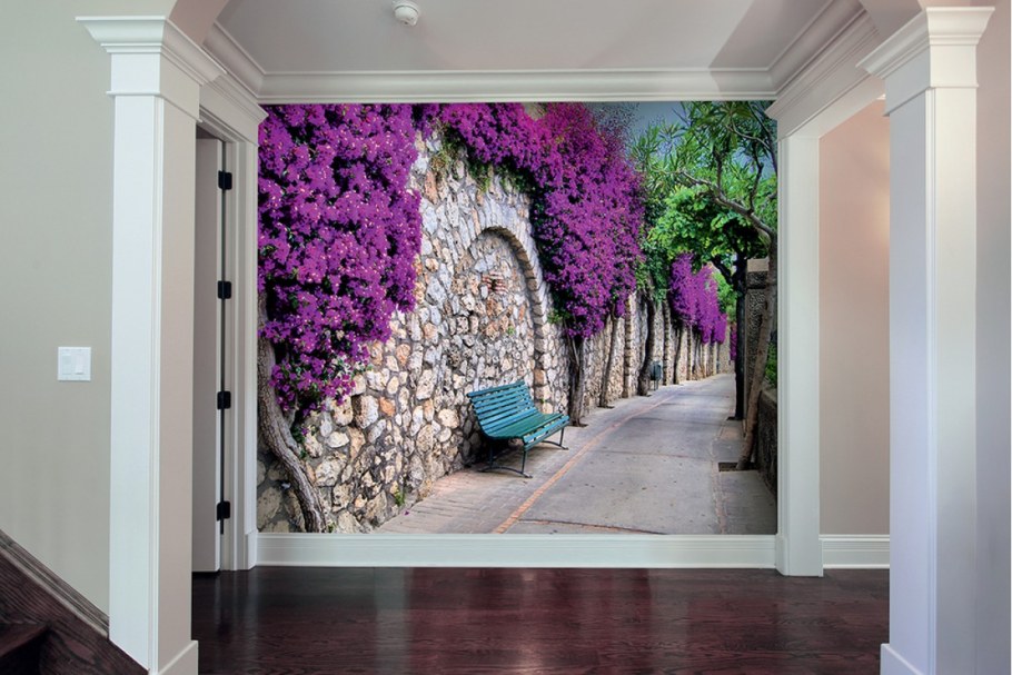 Фотообои в интерьере коридора