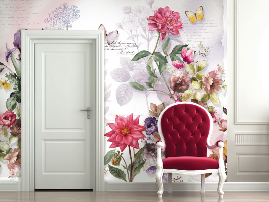 Декор дверей фотообоями