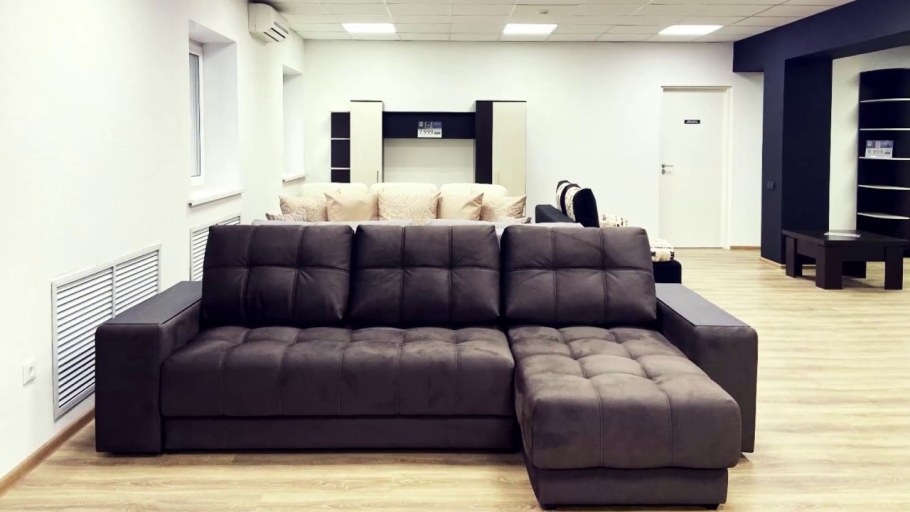 Boss XL диван угловой ALKANTARA шоколад