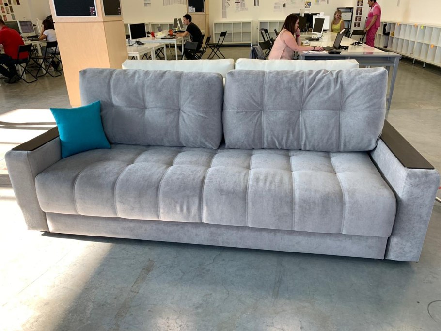 Вельвет грей диван босс