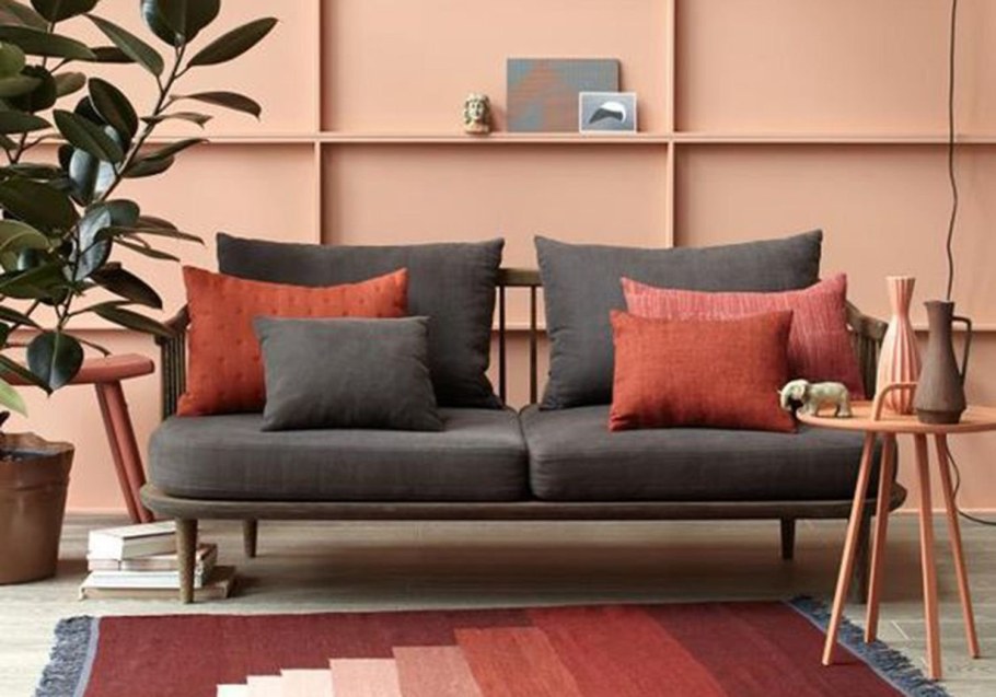 Оранжевый в интерьере