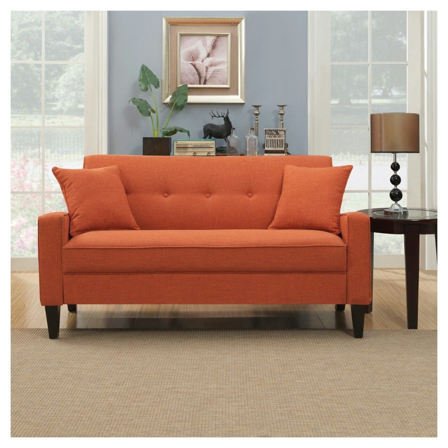 Акцентная терракотовая стена