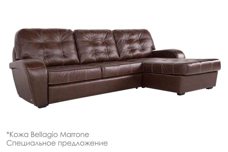 Диван Николь угловой с канапе Bellagio