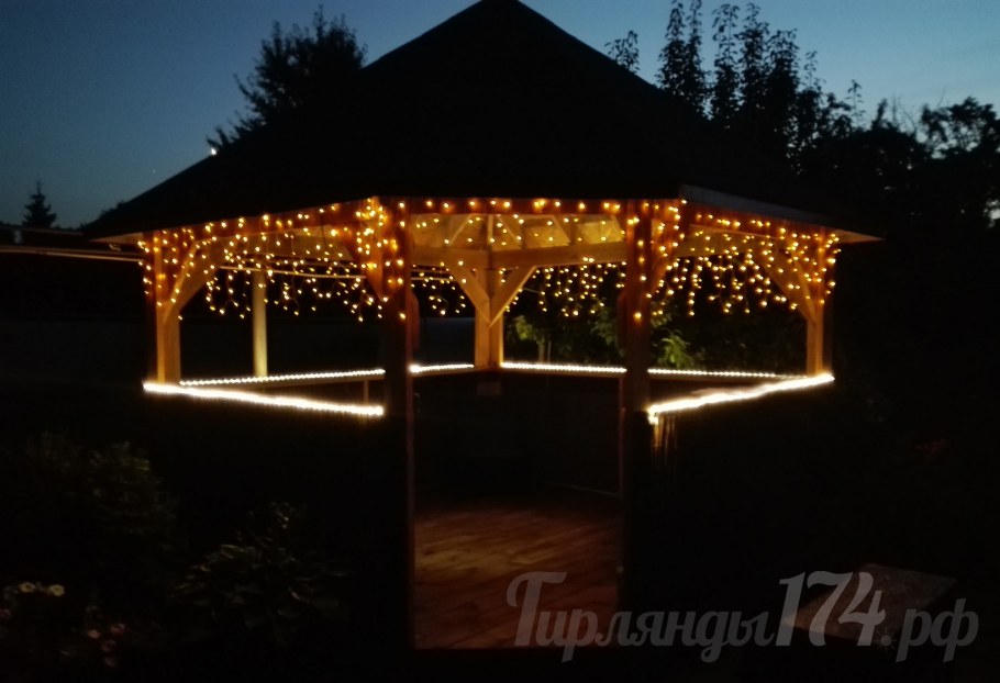 Сказочная беседка в саду