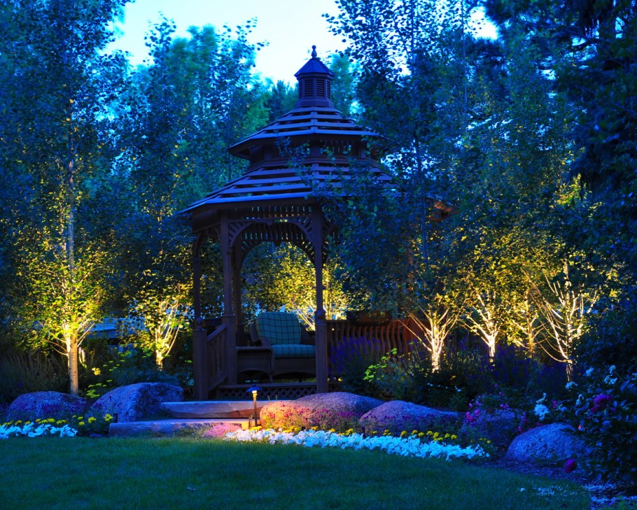 Освещение террасы