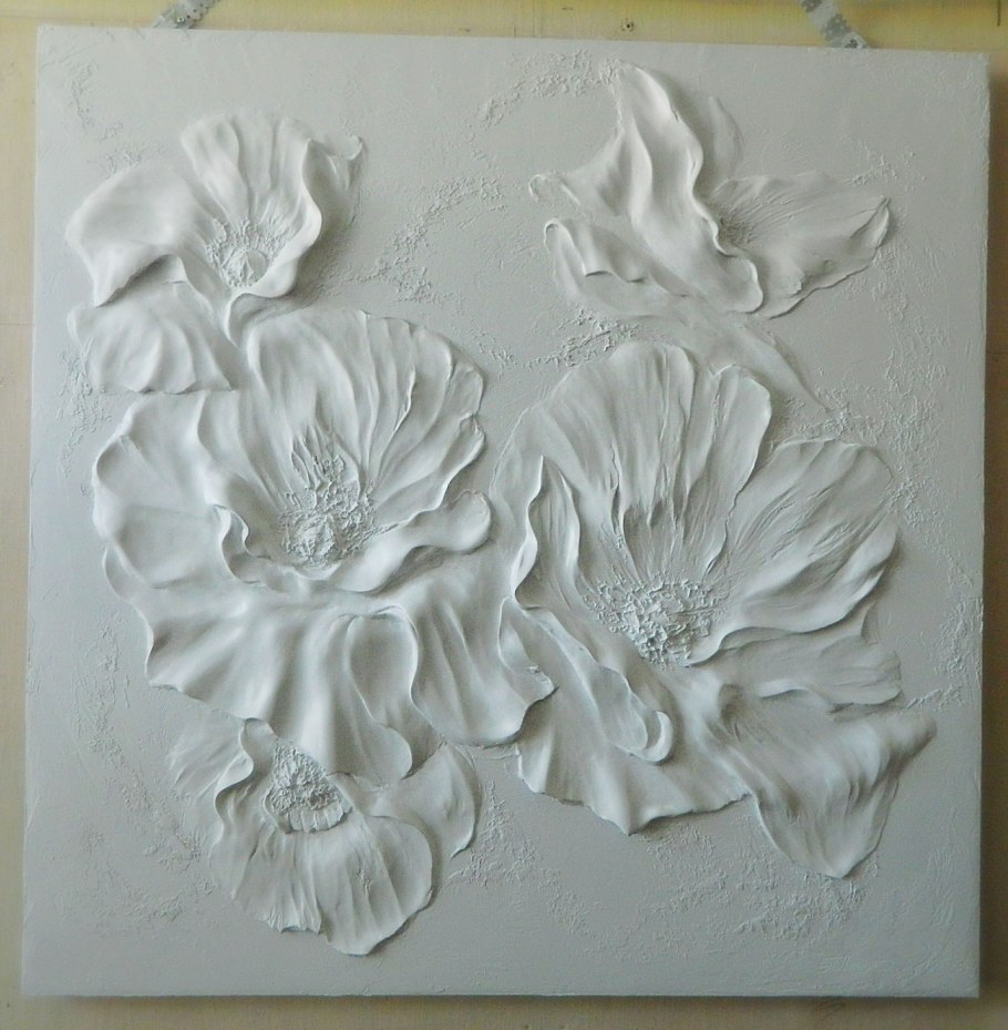 Панно из гипсовой шпаклевки