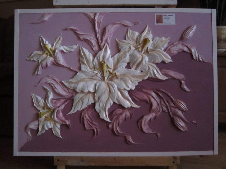 Панно из гипса