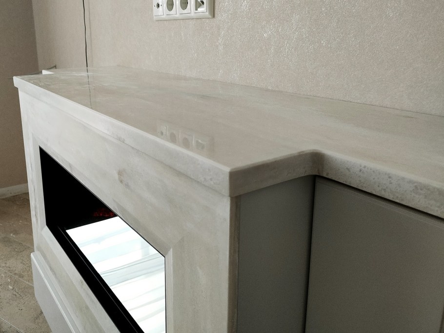 Камин из кирпича