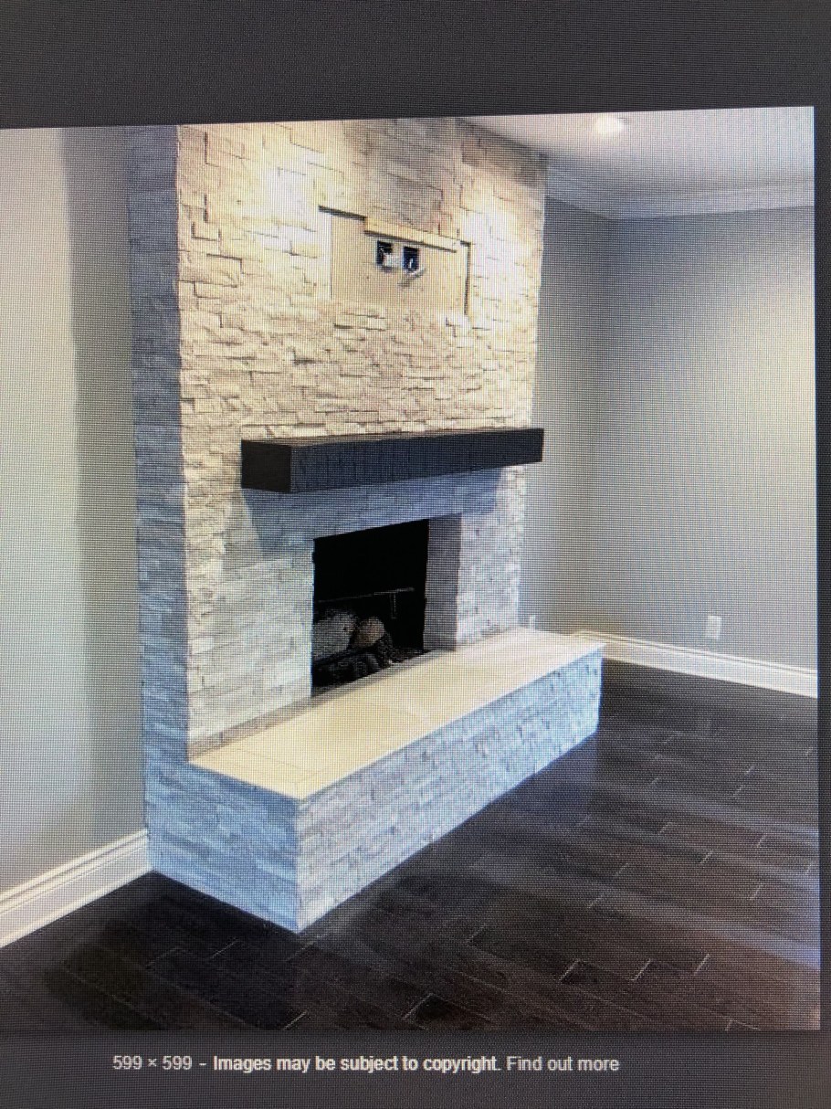 Фальш камин с плиткой