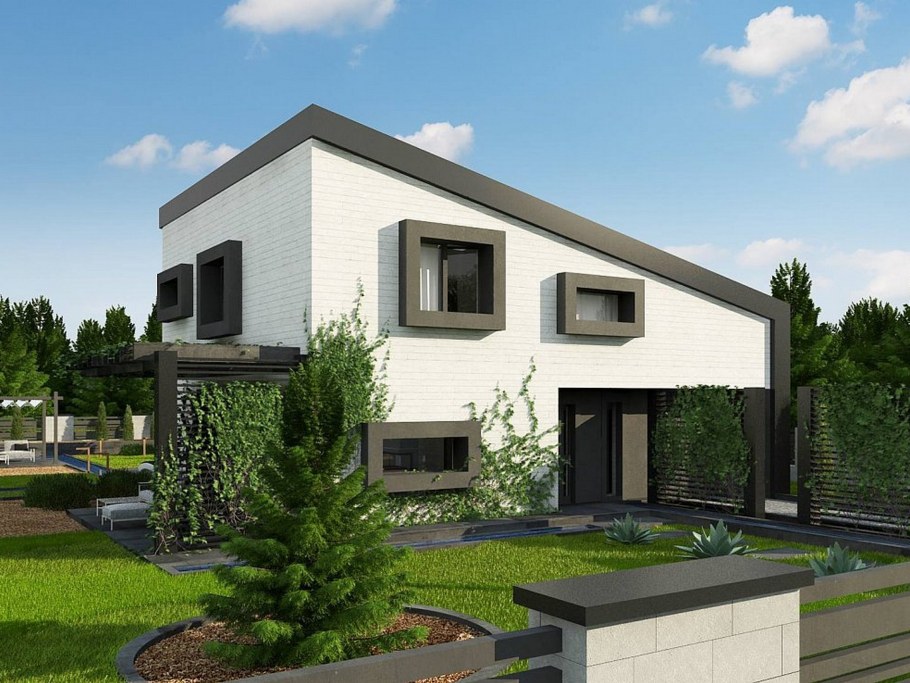 Z500 проекты двухэтажных домов с гаражом